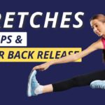 Hip stretch and back release - YouTube